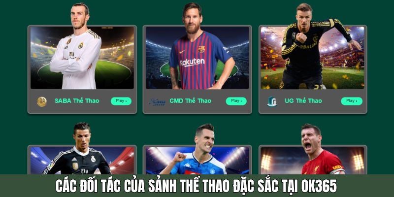 Đối tác sảnh cá cược thể thao ok365