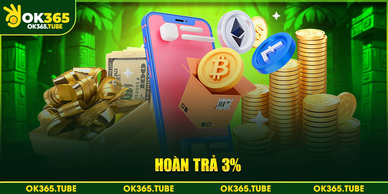 hoàn trả 3%