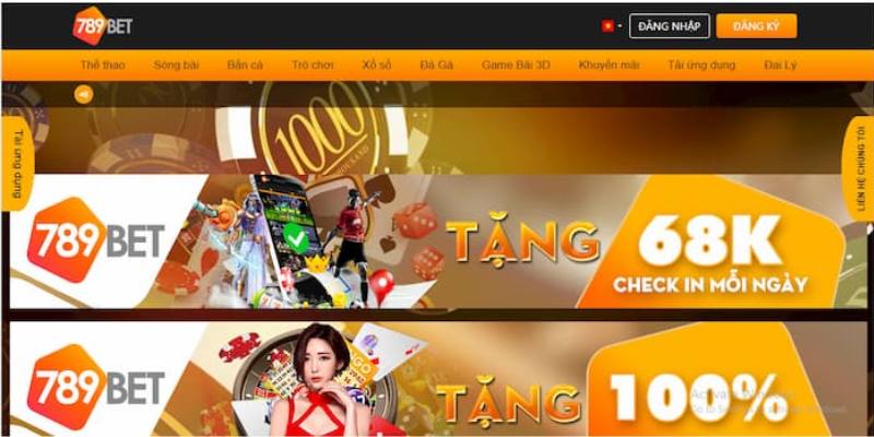 Đa dạng tỉ lệ cược trên nhà cái 789bet