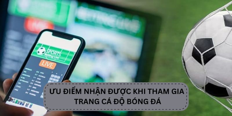 Ưu điểm khi tham gia trang cá độ bóng đá uy tín